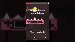 Nuevo demon completado 