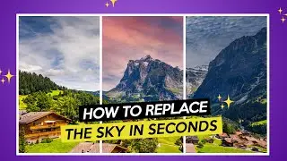 How to replace the sky in seconds Photoshop 2021 Tutorial