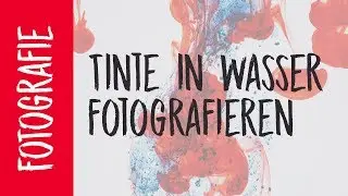 Tinte in Wasser fotografieren | Still life fotografieren lernen mit Arnd Ötting