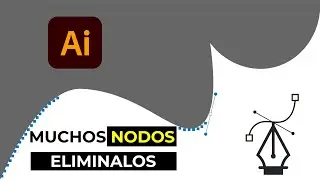Simplificar nodos con illustrator -- 2024 --