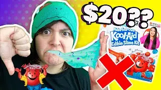 CASH or TRASH? Would You Eat KOOL-AID SLIME? Testing Karina Garcia's Edible Slime Craft Kit