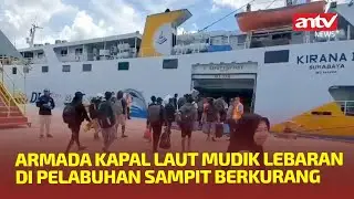 ARMADA KAPAL LAUT ANGKUTAN MUDIK LEBARAN DI PELABUHAN SAMPIT BERKURANG