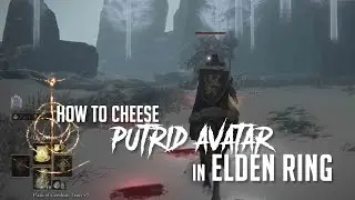 How to Cheese Putrid Avatar at Consecrated Snowfield in Elden Ring (Easy Kill)