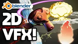 How to Make Stylized 2D VFX in Blender - IT'S EASY!