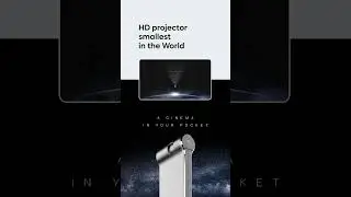 Adobe XD + Photoshop Landing page for World's smallest HD projector 