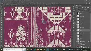 17 | Textile Design Adobe Photoshop 2023 | Urdu / Hindi || SaQib Designer