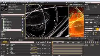 48. Видеотуториал по Cinema 4d & After Effects:  Разбор проекта со сферами HD