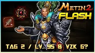Metin2 Flash | Tag 2 Lv. 95 / Myth. Rubin PERFEKT? / ERSTER P SKILL? [#03] - BEST Temp. Server ever