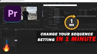 ✅ How to Change Sequence Setting in 1 Minute in PREMIER PRO Tutorial🔥