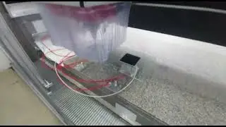 Helios Zeus 3-axis machining center working on #glass #vetro #automotive #construction