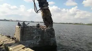 Демонтаж опоры ЛЭП
