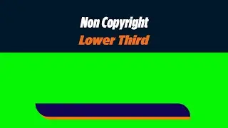 Simple Blue Lower Third Full HD Non copyright Free