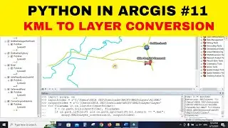 [PYTHON IN ARC GIS #11] Convert KML to Layer | Arcpy | Python | Arcgis