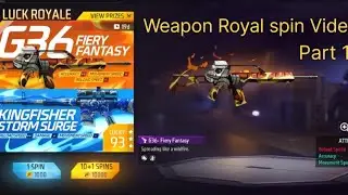 Weapon Royal spin🤣 | Part 1 | Garena free fire max |