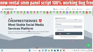 Latest Rental Panel Script | Rental Panel | SMM Panel | How to set up  SMM Panel Script 2023