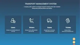 Javafx material design Transport management system.
