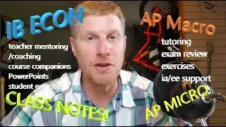 Back to school 2019 - Master economics this year! 20% off all class notes through August!