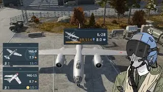 GRIND for the IL-28 JET BOMBER in WAR THUNDER - MiG-15 & MiG-9 GAMEPLAY #wt #grind
