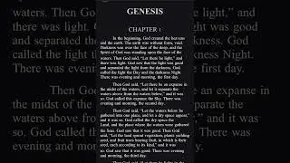Daily scripture focus- GENESIS 1 (Owens Version)