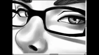 Paint Tool Sai Leslie Portrait training