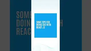 Tips for SEO with react.js 