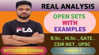 Real analysis | Open set definition explain with examples | open set definition | what is open set ?