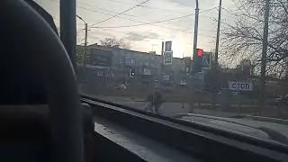 Поездка на трамвае маршрут 48