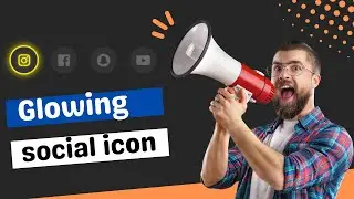 social media icon hover || icon hover css || icon hover effects css
