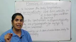 Meaning & Methods of Warm up | Theory Behind Warm-up