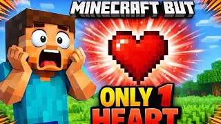 Can I Survive Minecraft With Just 1 Heart?😱