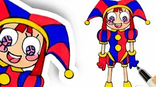 The Amazing Digital Circus and their Biggest FEARS + TAlENTS !  How To Draw Pomni  Digital Circus 🎪