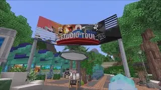 FULL Studio Tour at Universal Studios (POV) - MInecraft