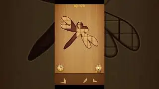 Making Dragonfly with wooden blocks#puzzle#gaming