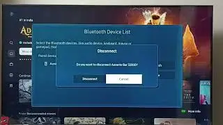 How to Disconnect boAt Aavante Bar 3200D Soundbar from SAMSUNG Smart TV | Unpair | Delete