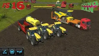 FS 16 FARMING SIMULATOR 16 TIMELEPSE #59 КАК ЗАПРАВИТЬ УДОБРЕНИЕ И КАК ПОЛЬЗОВАТЬ