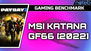 MSI KATANA GF66 (2022) - Payday 2 Gameplay Test (i5-12500H, RTX 3050)