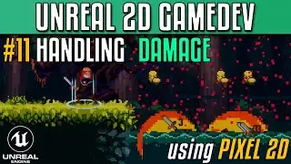Creating 2D games with Unreal Engine using Pixel 2D - Part 11 - Handling Damage