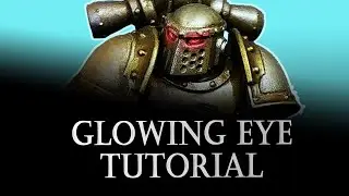 How to paint simple glowing eyes for space marines