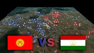 20.000 TAJIKISTAN ARMY vs 15.000 KYRGYZSTAN ARMY | WARNO