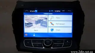 Штатная магнитола Hyundai Santa Fe 2012-2015. Android 4 - GPS навигация Ca-Fi Андроид