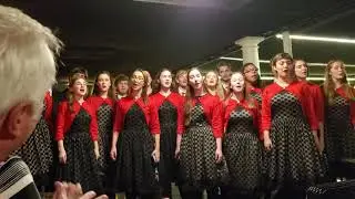Lynn and Kathryn sing along