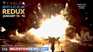 How Not to Land an Orbital Booster by SpaceX, & more: SpaceX & Tesla Redux Jan 10-16: M167