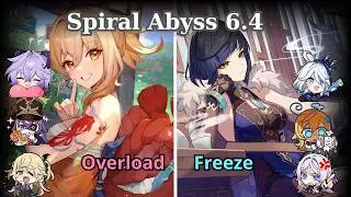 【Spiral Abyss 6.4】C1R2 Yoimiya overload x C0R0 Yelan freeze ft. C1 Citlali