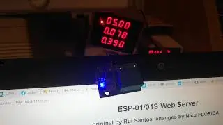 modul ESP-01/01S controlat de pe pagina locala web