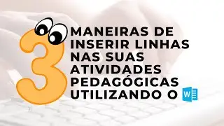 Colocando LINHA no Word RÁPIDO e Fácil | Maira Borges