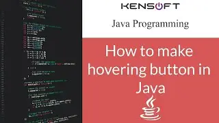 Java Tutorial: Hover effect in Java Swing