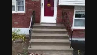 Quick Concrete Stair Makeover-  For Stairs With Minor Wear & Tear!