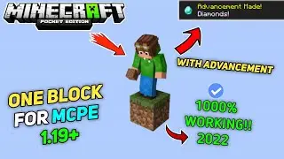 How to Download and Install One block Survival World in Minecraft 1.19 | Minecraft One Block Map