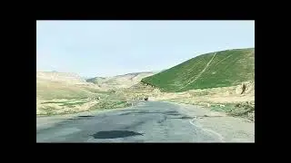 The road between the hills #roadtrip #hills #travel #driving #uzbekistan #qashqadaryo