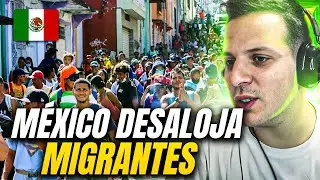 FUERZAS MEXICANAS DESALOJAN A MIGRANTES VARADOS! EEUU 🇺🇸 se HARA CARGO? ¡FRONTERA EN CRISIS! 🇲🇽